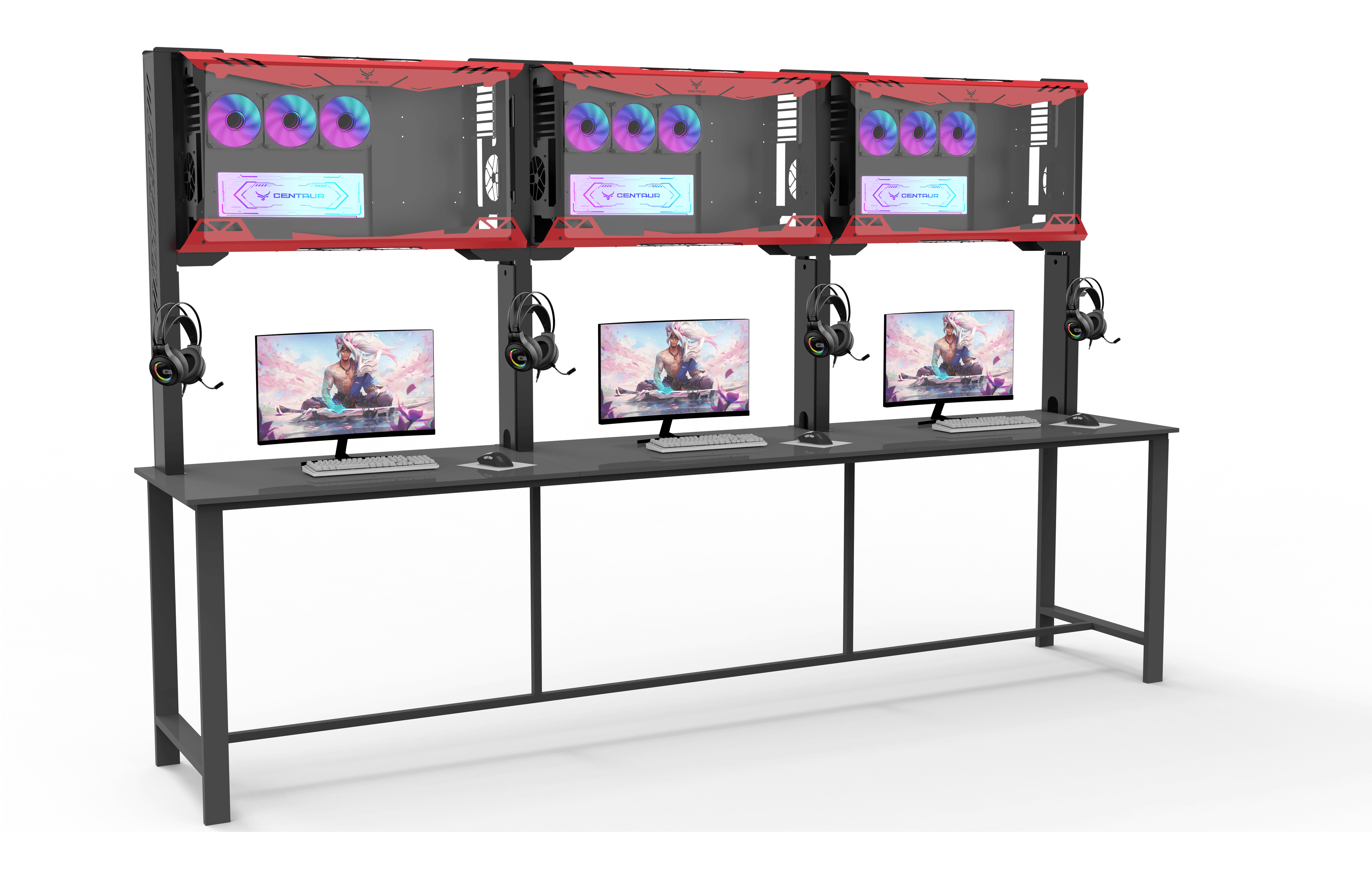 Vỏ Case Cyber Centaur CT - GMC 1 Mặt Đỏ