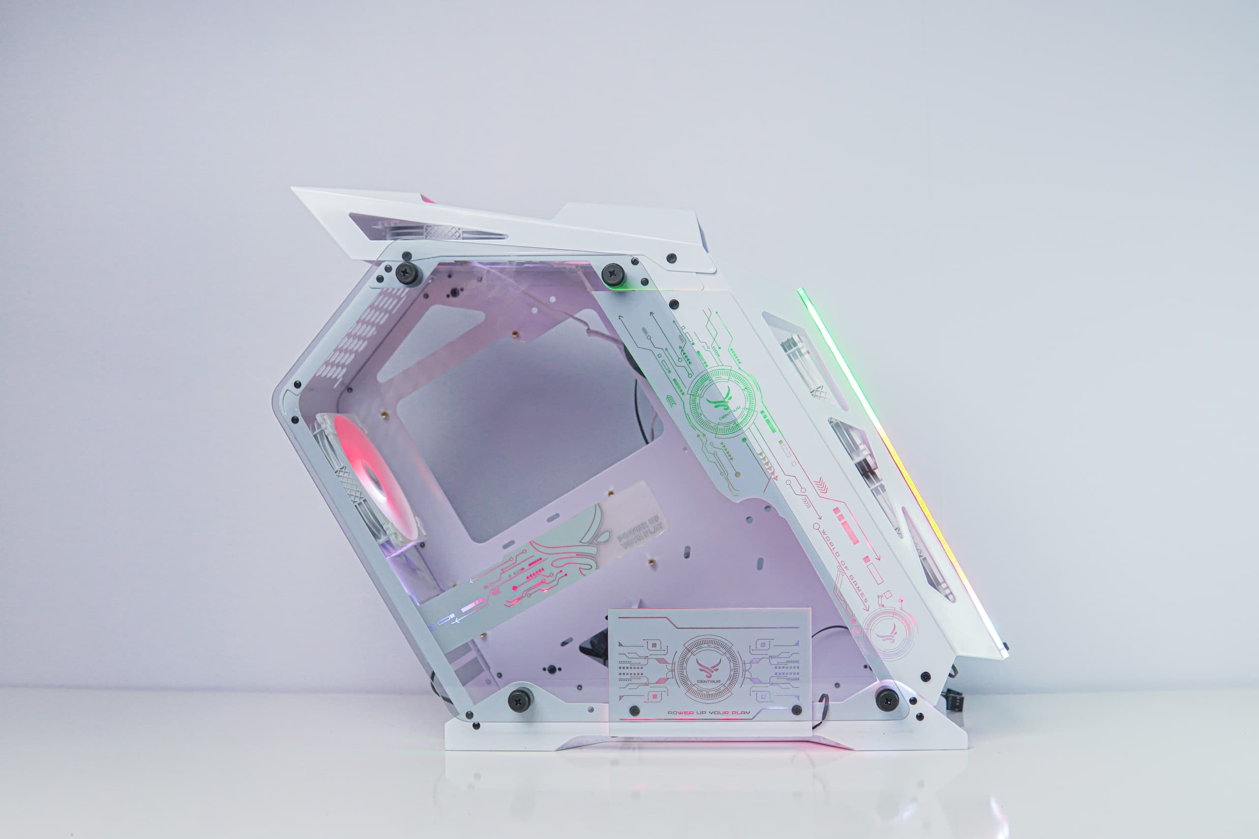 VỎ CASE CENTAUR SAG GAMING CT201 WHITE